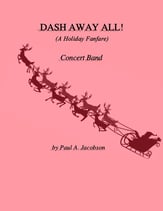 DASH AWAY ALL! Concert Band sheet music cover
